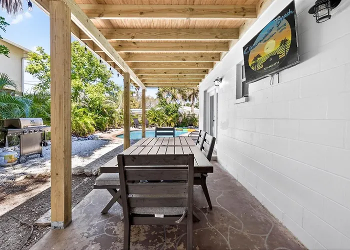 Heated Pool2 Min Walk 2 The Beachsleeps 9cute Ferienhaus *